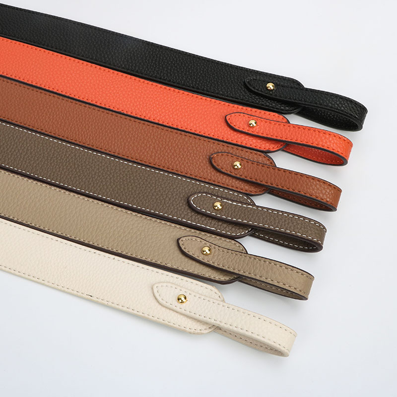 Belt Bag Leather Wide - 암소 가죽 가방 스트랩 H 가방