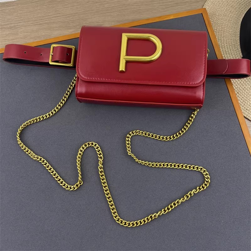 여성용 디자이너 P 문자 PU 가죽 가방 코르셋 여성용 - Belt Bag Leather Wide 리뷰 및 가격