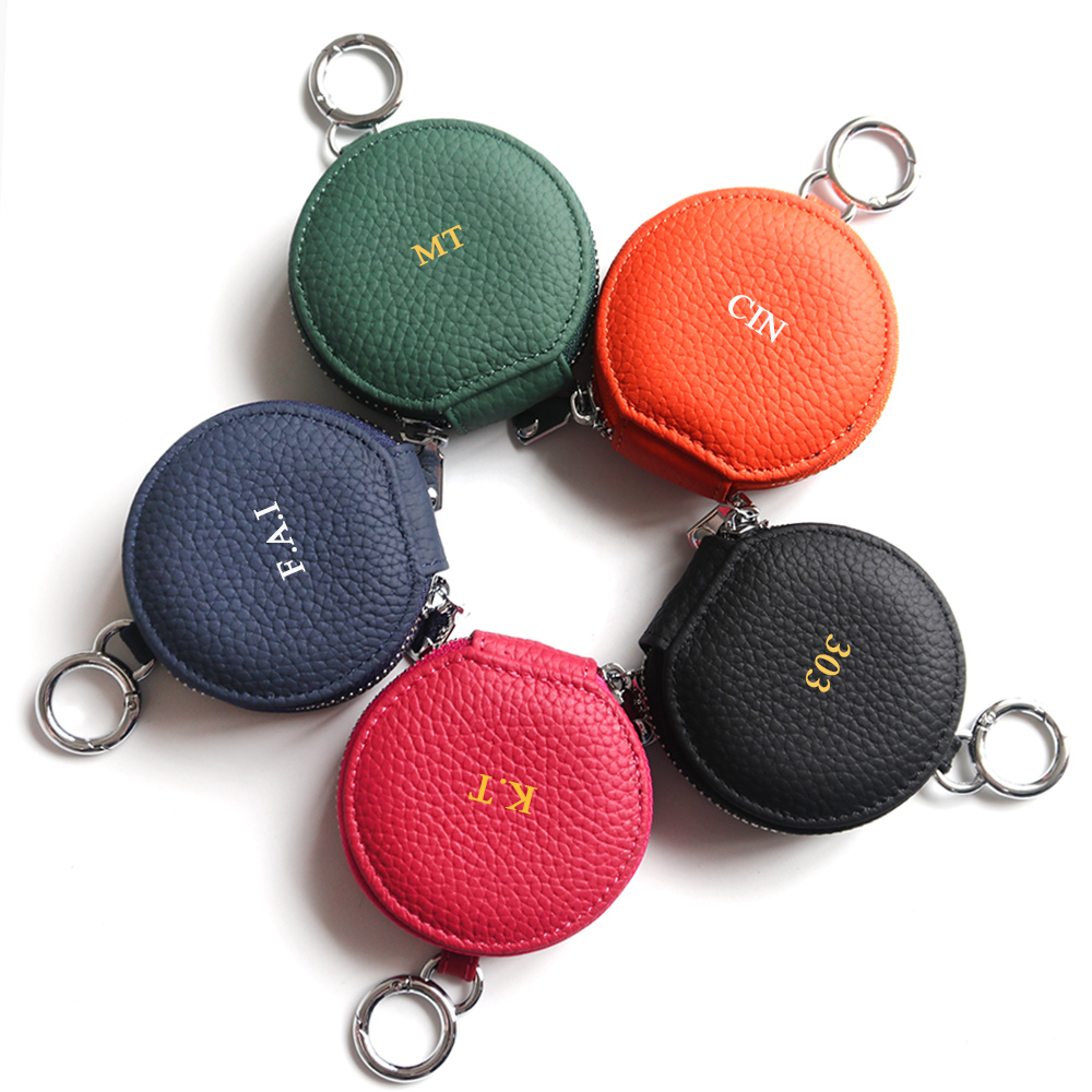 럭셔리 사용자 정의 편지 이어폰 케이스 미니 정품 가죽 - Luxury Bags Names 리뷰 및 가격