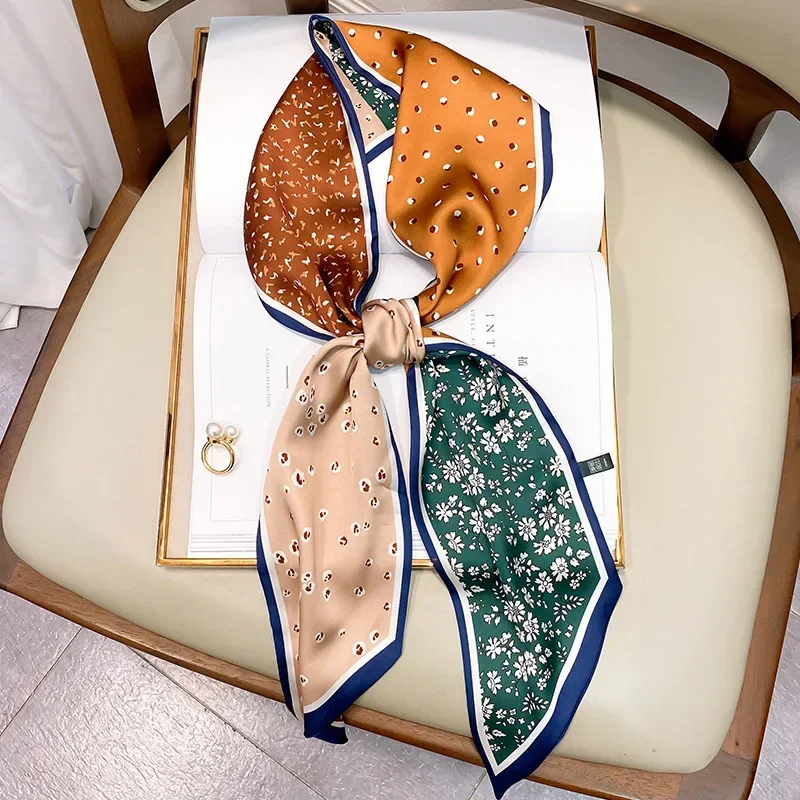 디자인 프린트 스키니 스카프 플래드 말털 헤어밴드 스카 - Luxury Bags Brands For Women 리뷰 및 가격