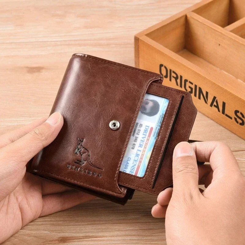 남성용 럭셔리 가죽 동전 지갑, RFID 차단 남자 지 - Luxury Bags Photos 리뷰 및 가격