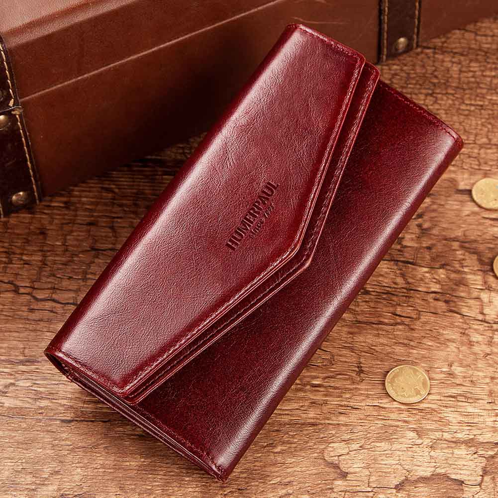 HUMERPAUL 여성용 지갑, 최고급 가죽 롱 휴대폰 - Luxury Bags Photos 리뷰 및 가격