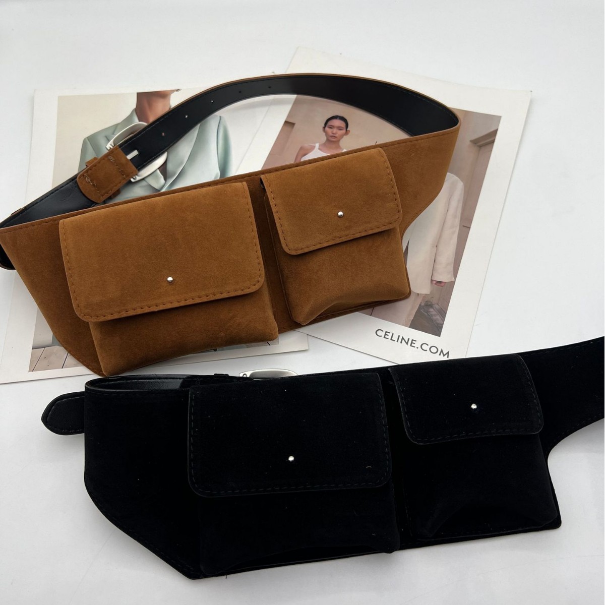 빈티지 스웨이드 PU 가죽 여성용 허리팩 2026 와이 - Belt Bag Leather Wide 리뷰 및 가격