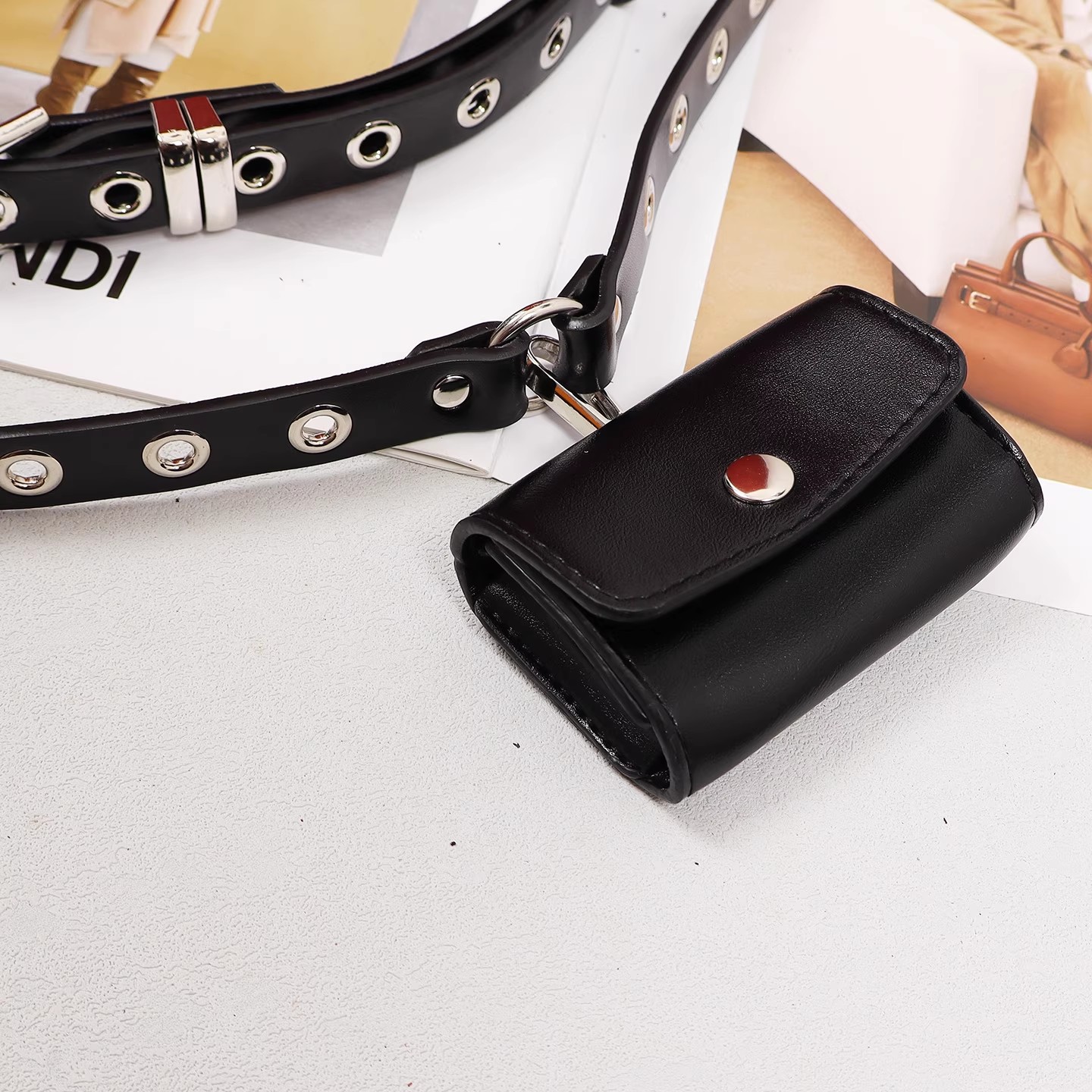 여성 런웨이 패션 정품 가죽 블랙 백 커머번드 여성 드 - Belt Bag Leather Wide 리뷰 및 가격
