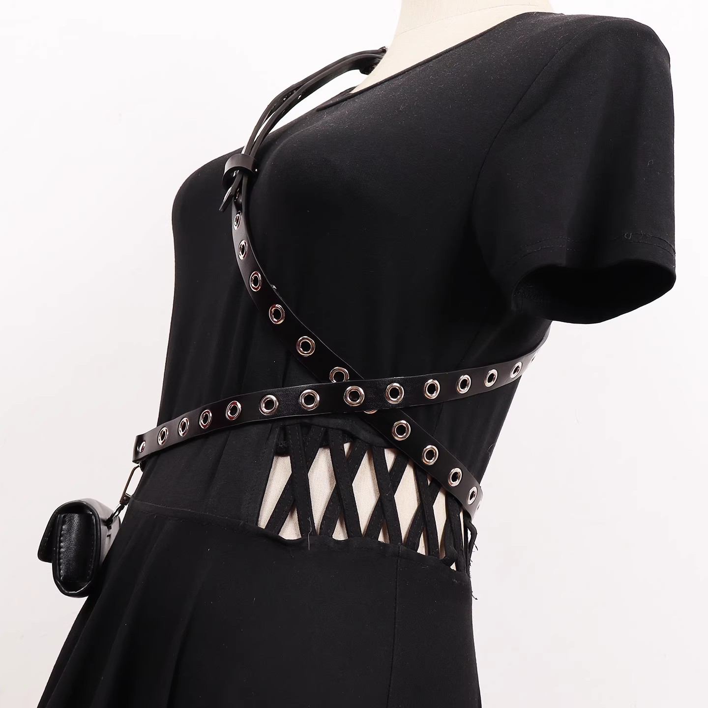 여성 런웨이 패션 정품 가죽 블랙 백 커머번드 여성 드 - Belt Bag Leather Wide 리뷰 및 가격