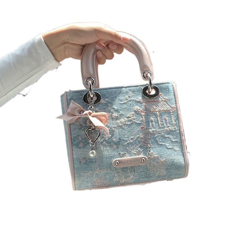 고급스러운 명품 스타일 대비 색상 민족풍 가방 여성용  - Luxury Bags Level 리뷰 및 가격