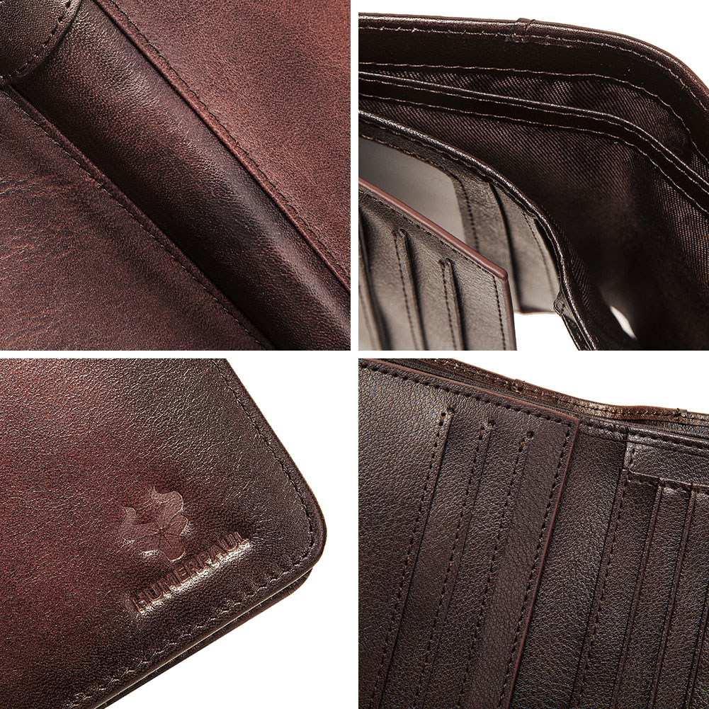 남성용 정품 가죽 지갑, RFID 차단 카드홀더 ID  - Luxury Bags Photos 리뷰 및 가격