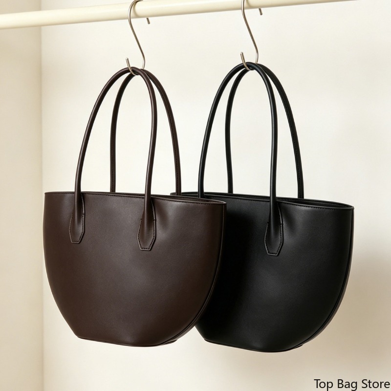 여성용 숄더 토트백 고급 하프문 천연 가죽 구조형 탑  - Half Moon Bag Suede 리뷰 및 가격