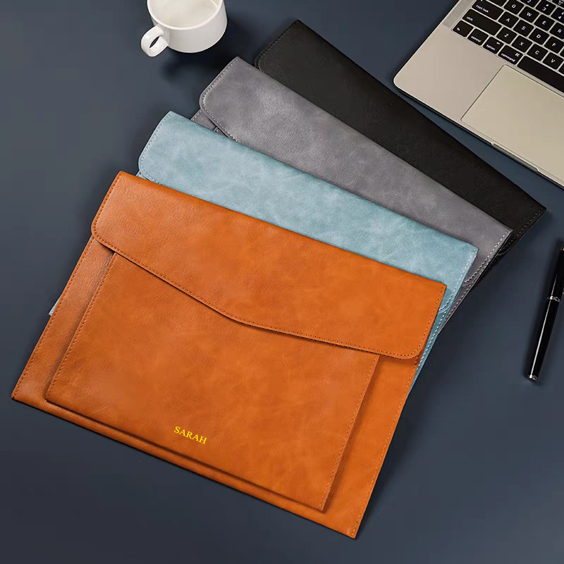 사용자 정의 글자 가죽 A4 문서 가방, 이름 각인 럭 - Luxury Bags Names 리뷰 및 가격