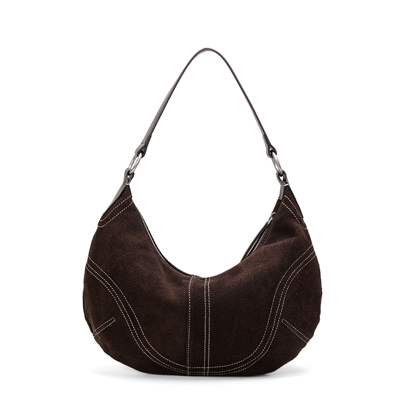 아이단니 여성용 소가죽 스웨이드 언더암 백, 2026년 - Half Moon Bag Suede 리뷰 및 가격