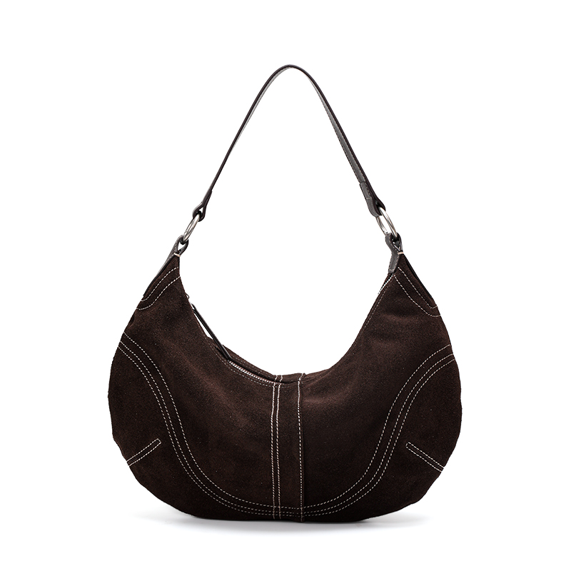 아이단니 여성용 소가죽 스웨이드 언더암 백, 2026년 - Half Moon Bag Suede 리뷰 및 가격