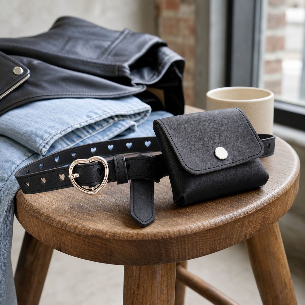 새로운 PU 가죽 여성 허리 가방 조절 가능한 스트랩  - Belt Bag Leather Wide 리뷰 및 가격