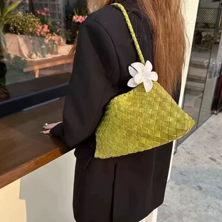 손으로 짠 인기 고급형 싱글 숄더 핸드헬드 겨드랑이 가 - Half Moon Bag Suede 리뷰 및 가격