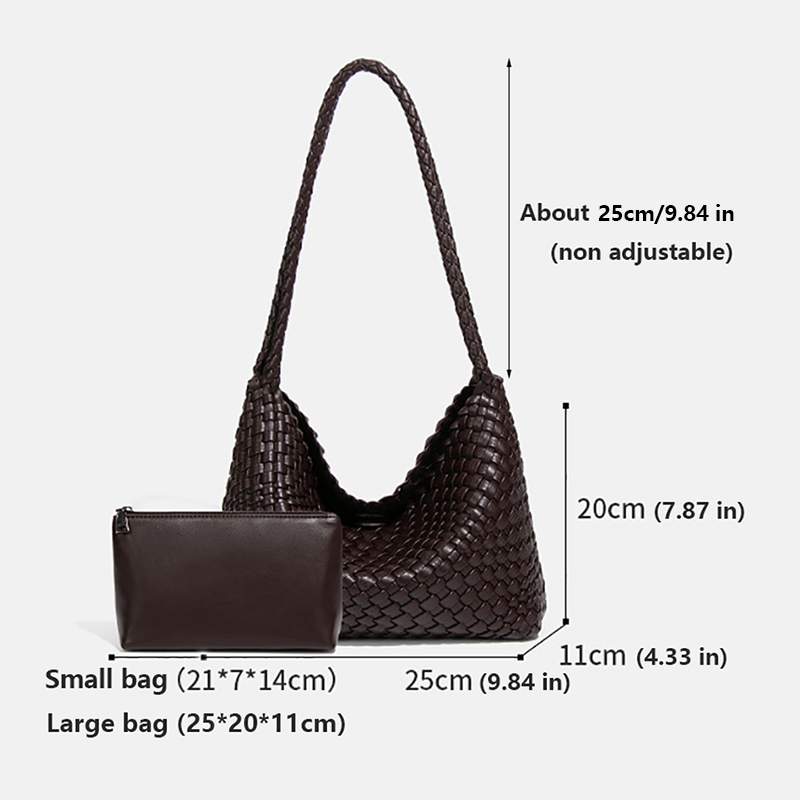 우븐 숄더백 여성 핸드백 호보 언더암 퍼스 비건 레더  - Half Moon Bag Suede 리뷰 및 가격