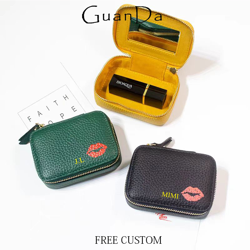 고급 소가죽 여성 립스틱 박스 맞춤 이름 정품 가죽 화 - Luxury Bags Names 리뷰 및 가격