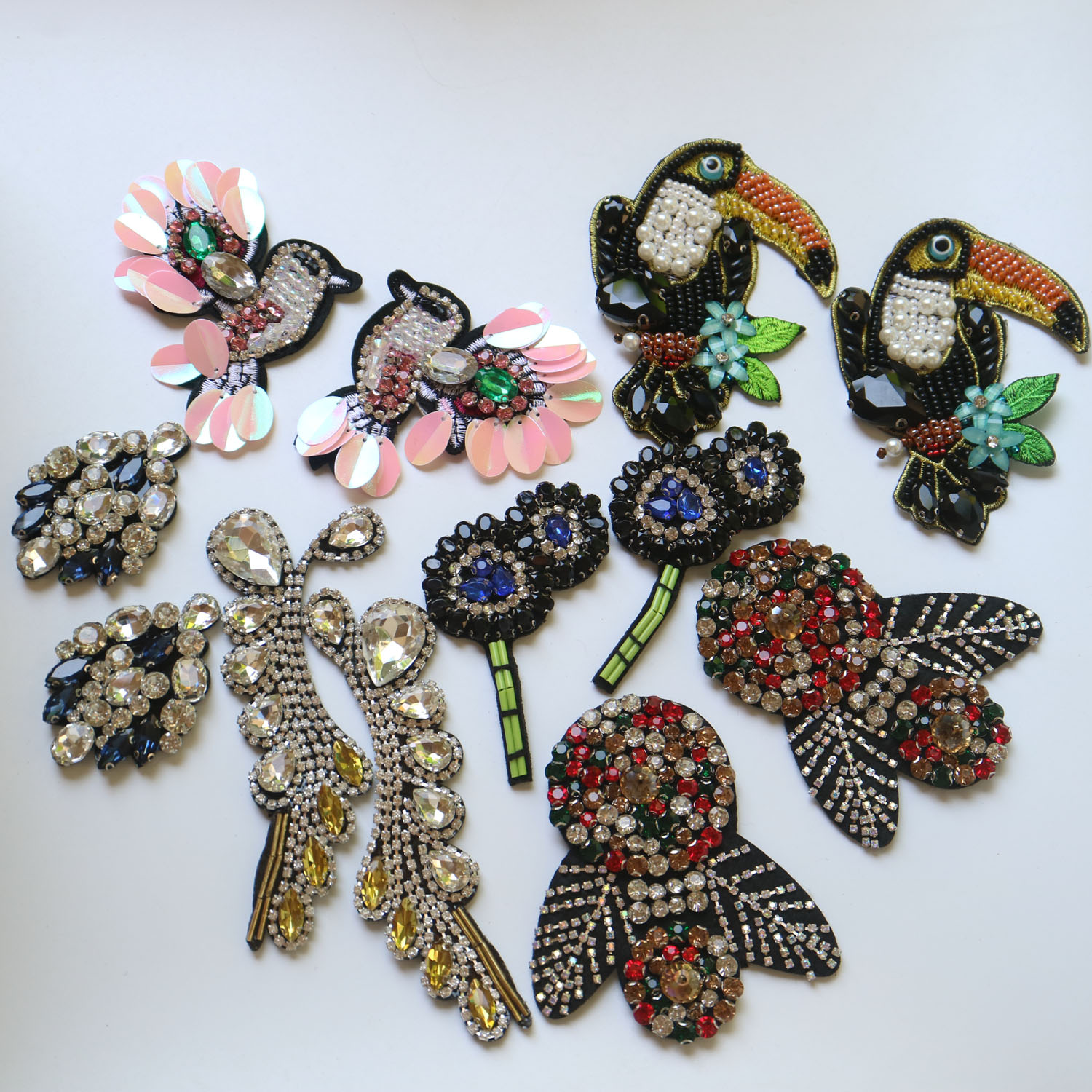 2 개/몫 의류 자수 parches appliques  - Luxury Bags Photos 리뷰 및 가격