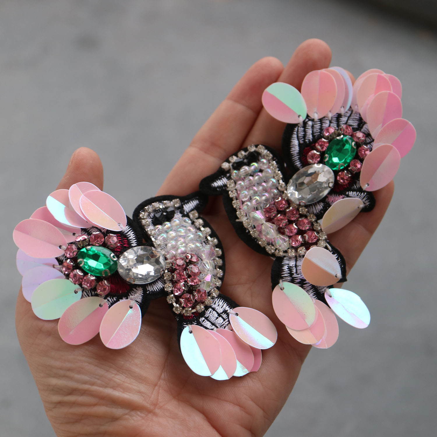 2 개/몫 의류 자수 parches appliques  - Luxury Bags Photos 리뷰 및 가격