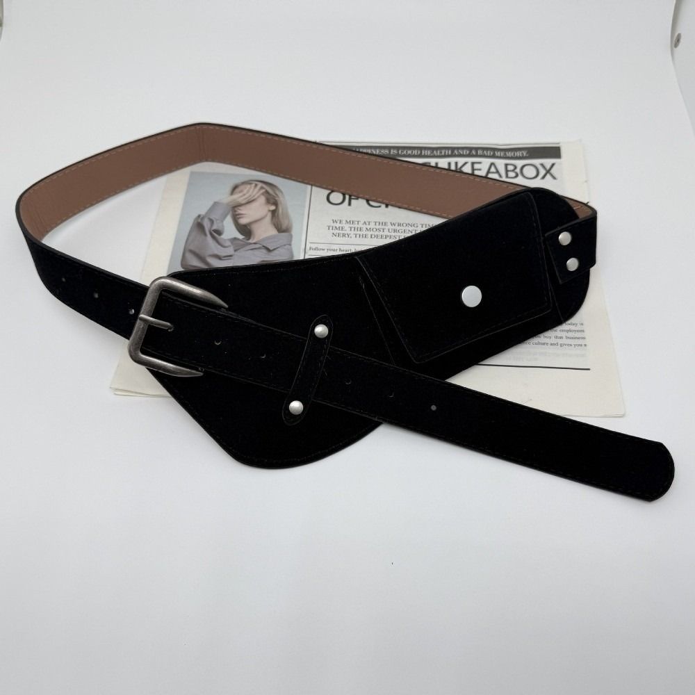 패션 PU 핀 버클 허리띠 와이드 합금 마이야르 허리  - Belt Bag Leather Wide 리뷰 및 가격