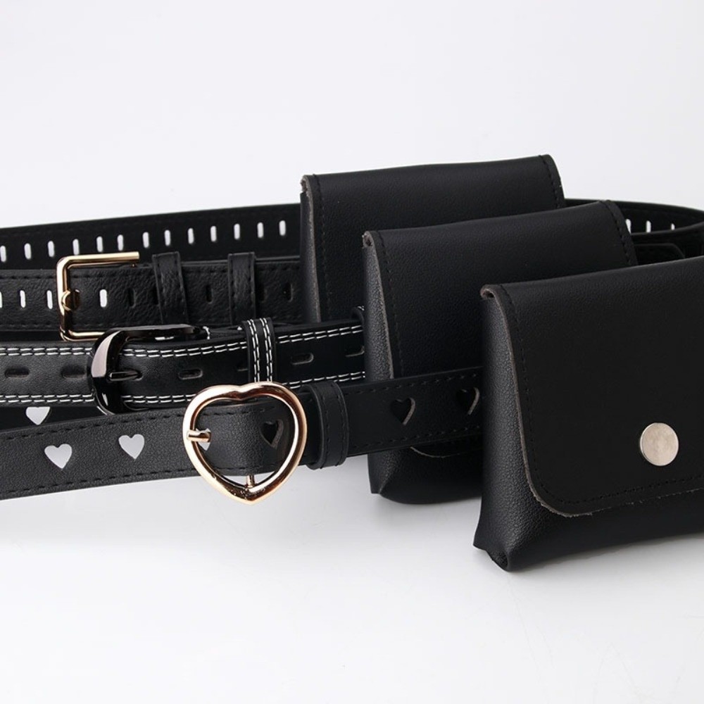선물용 PU 가죽 여성 허리 가방 조절 가능한 스트랩  - Belt Bag Leather Wide 리뷰 및 가격